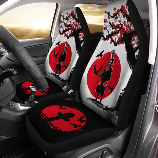 Itachi Akatsuki Car Seat Covers Custom Japan Style Anime Car Accessories - Gearcarcover - 2