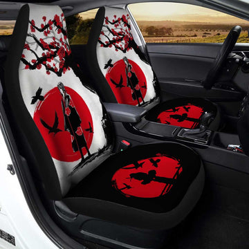 Itachi Akatsuki Car Seat Covers Custom Japan Style Anime Car Accessories - Gearcarcover - 1