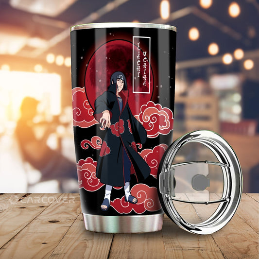 Itachi Akatsuki Tumbler Cup Custom Anime Car Accessories - Gearcarcover - 1