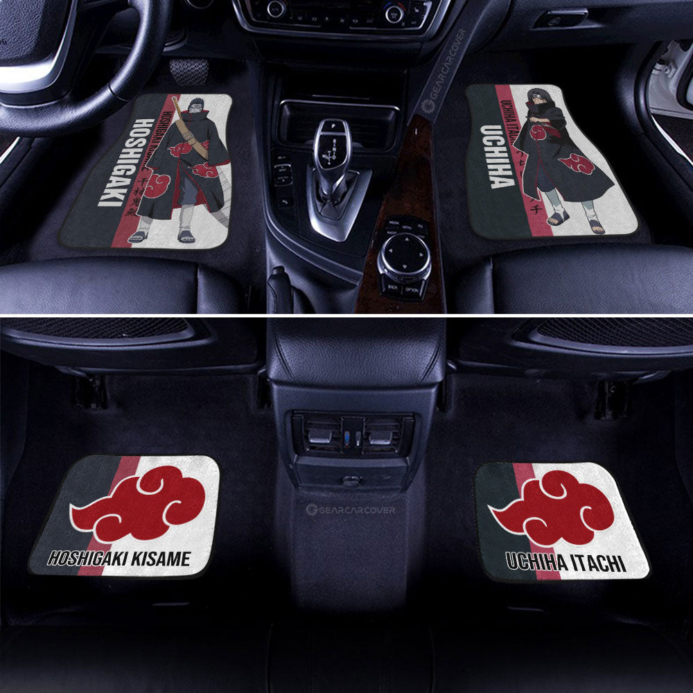 Itachi And Kisame Car Floor Mats Custom Anime Car Accessories For Fans - Gearcarcover - 3