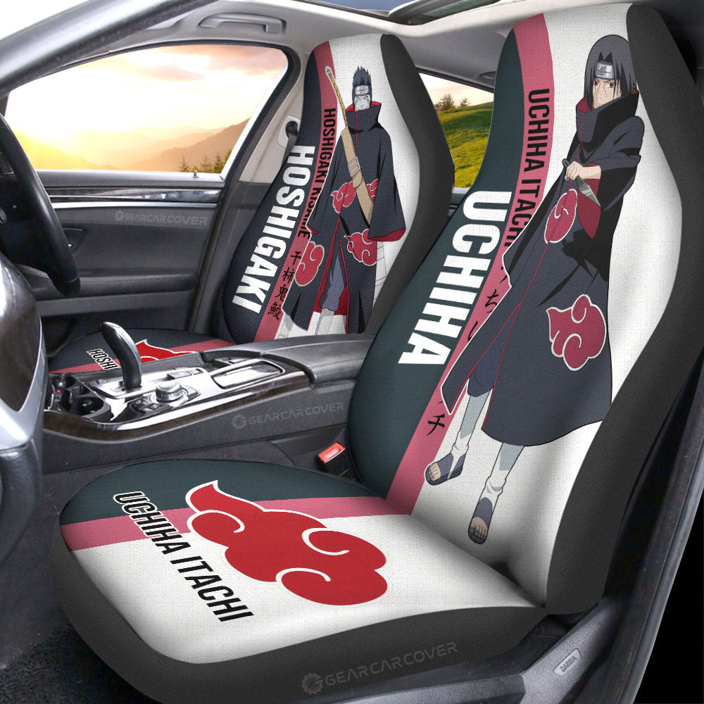 Itachi And Kisame Car Seat Covers Custom Anime Car Accessories For Fans - Gearcarcover - 2