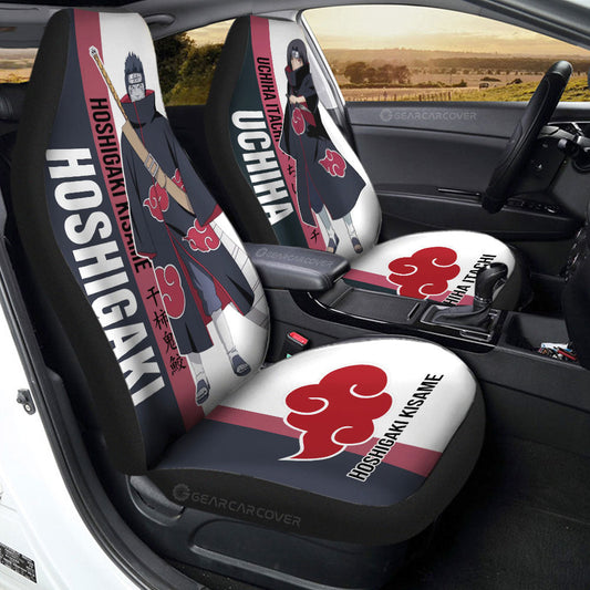 Itachi And Kisame Car Seat Covers Custom Anime Car Accessories For Fans - Gearcarcover - 1