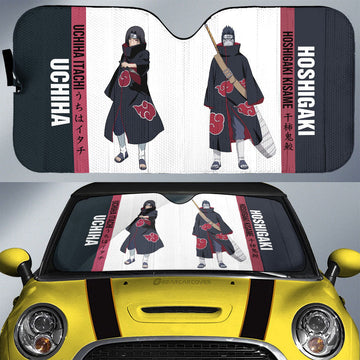 Itachi And Kisame Car Sunshade Custom Anime Car Accessories For Fans - Gearcarcover - 1