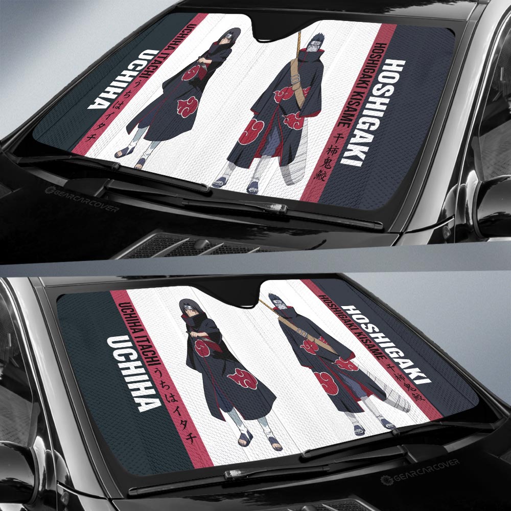 Itachi And Kisame Car Sunshade Custom Car Accessories For Fans - Gearcarcover - 2