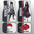 Itachi And Sasuke Car Floor Mats Custom Car Accessories For Fans - Gearcarcover - 1