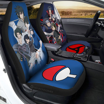 Itachi And Sasuke Car Seat Covers Custom Anime Car Accessories - Gearcarcover - 1