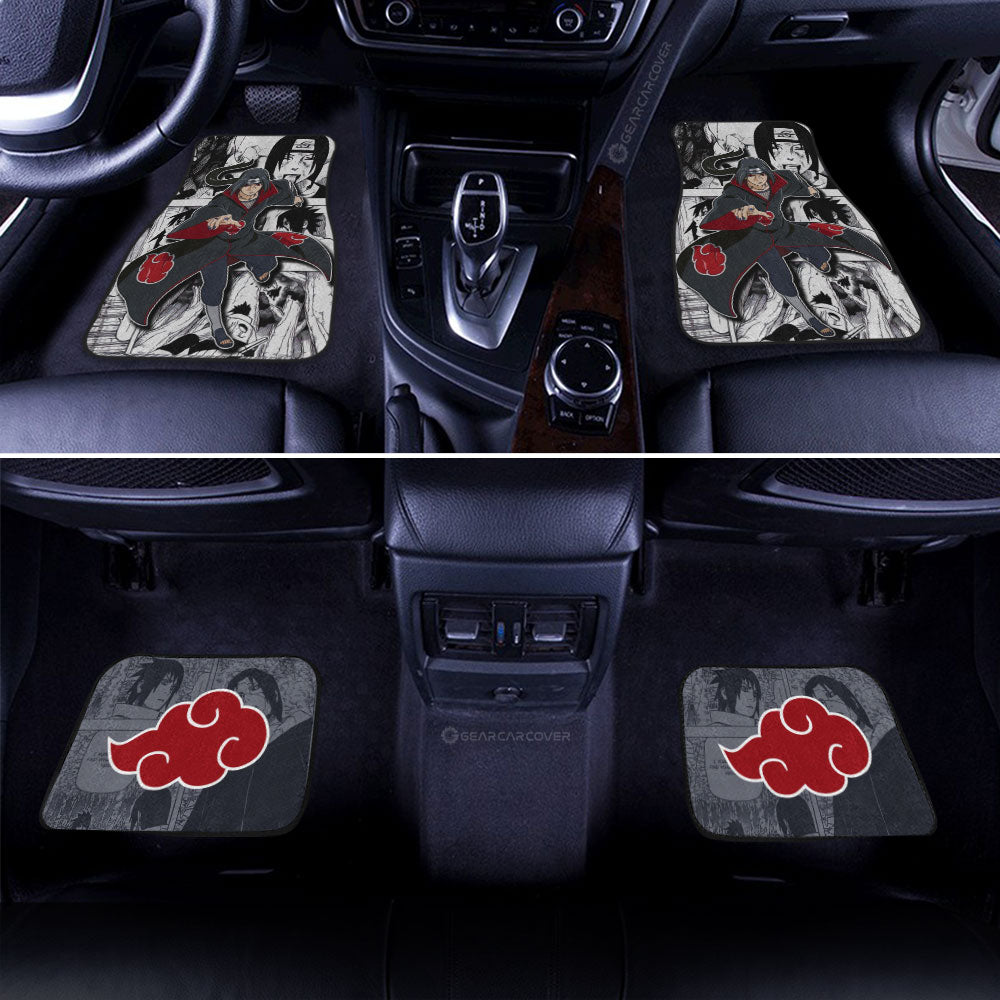 Itachi Car Floor Mats Custom Anime Car Accessories Mix Manga - Gearcarcover - 3