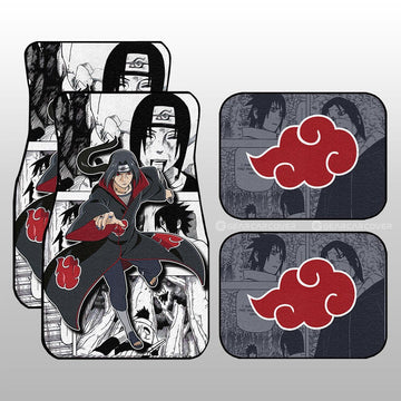 Itachi Car Floor Mats Custom Anime Car Accessories Mix Manga - Gearcarcover - 1