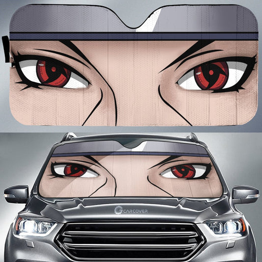 Itachi Eyes Car Sunshade Custom Anime Eyes Fan Car Accessories - Gearcarcover - 1