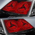 Itachi Mangekyo Sharingan Car Sunshade Custom Tie Dye Style - Gearcarcover - 2