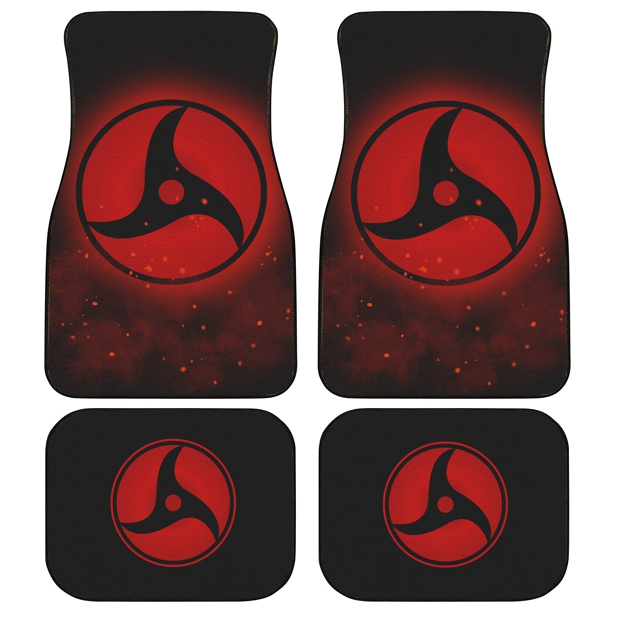 Itachi Mangekyou Car Floor Mats Custom Sharingan Eye Car Accessories - Gearcarcover - 1