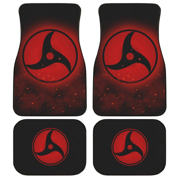 Itachi Mangekyou Car Floor Mats Custom Sharingan Eye Car Accessories - Gearcarcover - 1