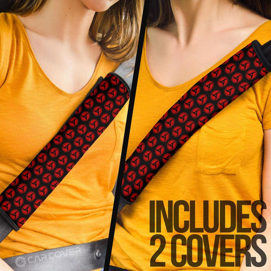Itachi Mangekyou Seat Belt Covers Custom Sharingan Anime Car Accessories - Gearcarcover - 2