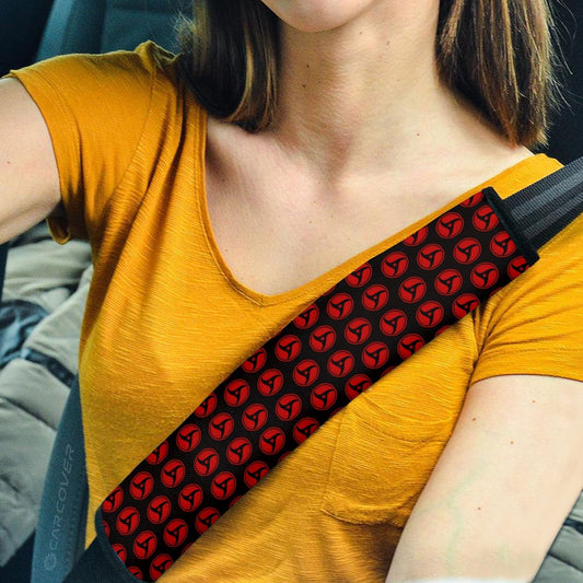 Itachi Mangekyou Seat Belt Covers Custom Sharingan Anime Car Accessories - Gearcarcover - 1