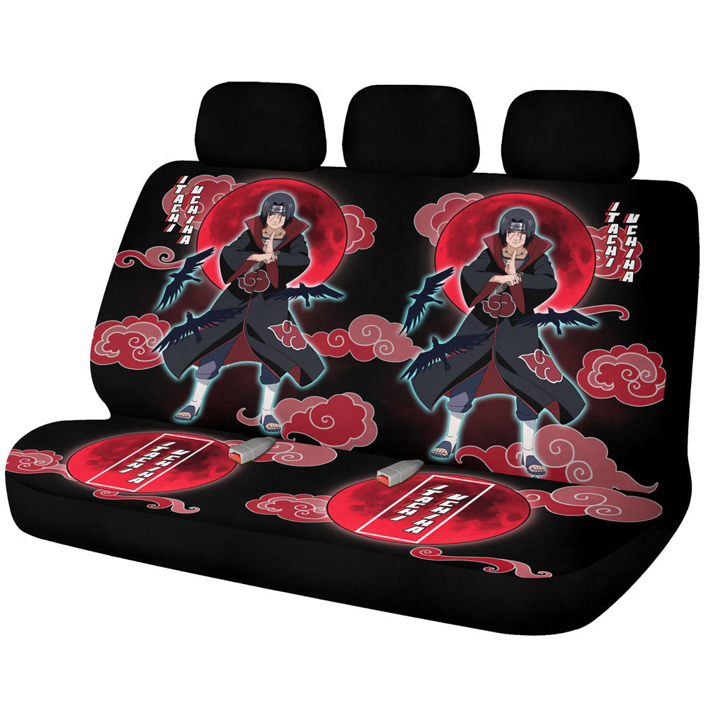 Itachi Uchiha Car Back Seat Covers Custom Anime - Gearcarcover - 1