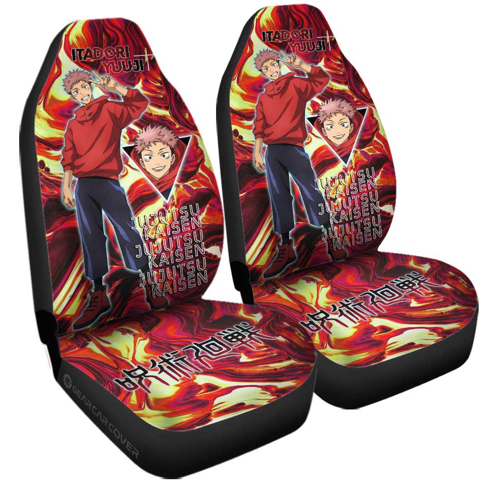 Itadori Yuji Car Seat Covers Custom Car Accessories - Gearcarcover - 3