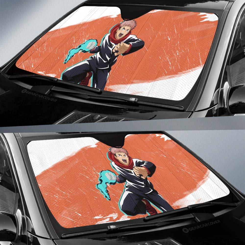Itadori Yuuji Car Sunshade Custom Car Accessories - Gearcarcover - 2