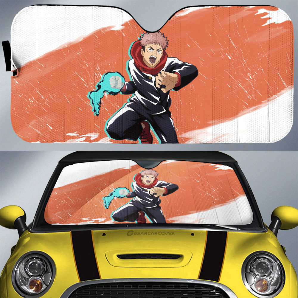 Itadori Yuuji Car Sunshade Custom Car Accessories - Gearcarcover - 1