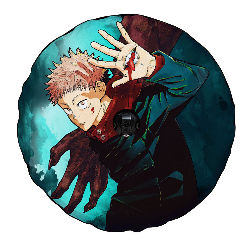 Itadori Yuuji Spare Tire Covers Camera Hole Collection - Gearcarcover - 4