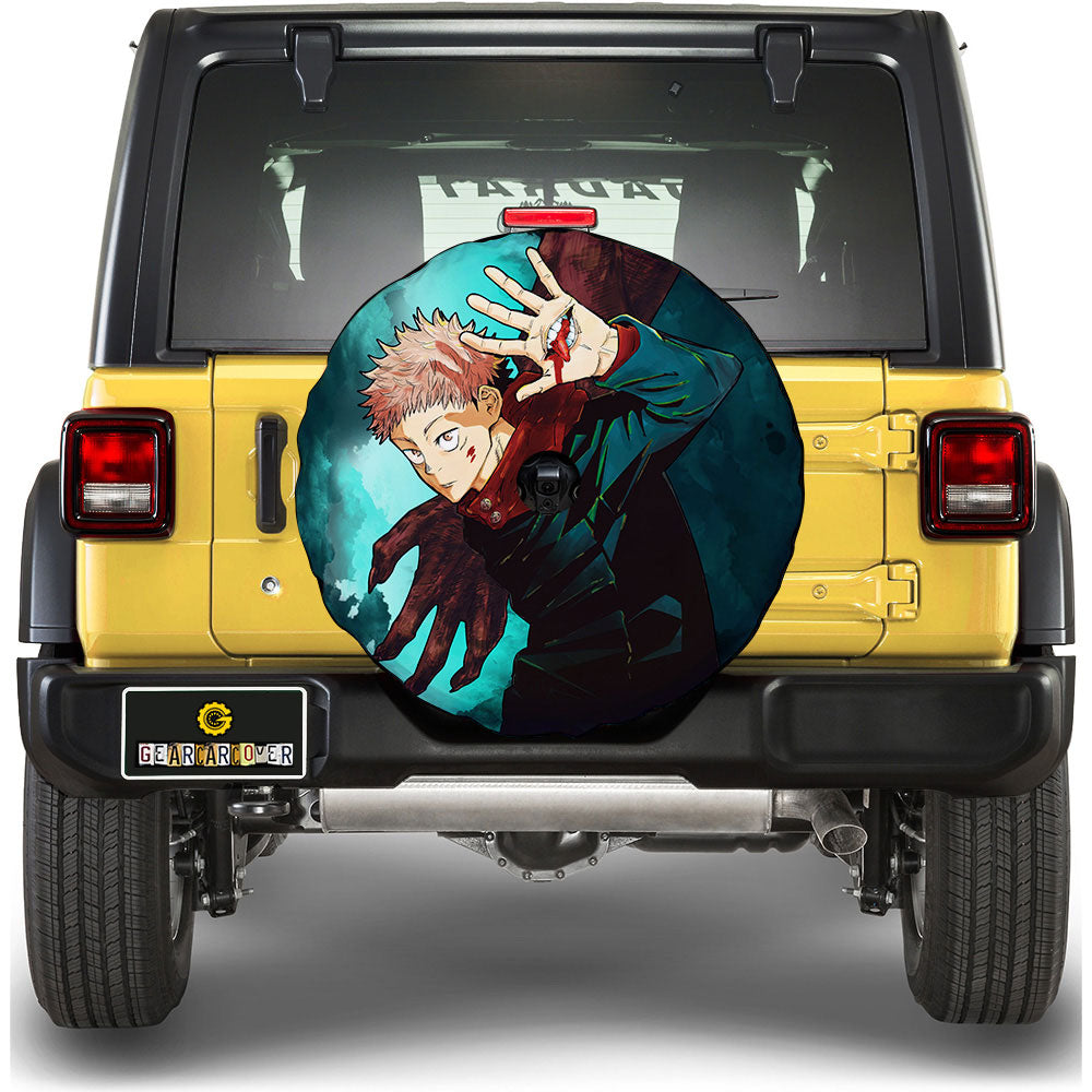 Itadori Yuuji Spare Tire Covers Camera Hole Collection - Gearcarcover - 1