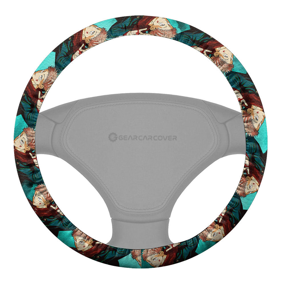 Itadori Yuuji Steering Wheel Covers Collection - Gearcarcover - 2