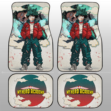 Izuku Midoriya Car Floor Mats Anime Collection - Gearcarcover - 1