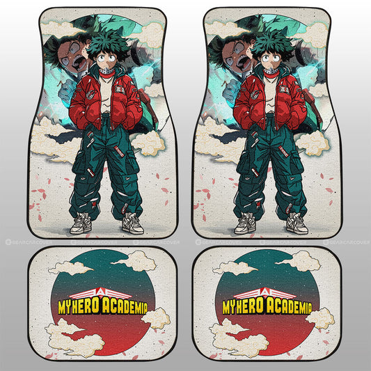 Izuku Midoriya Car Floor Mats Anime Collection - Gearcarcover - 1