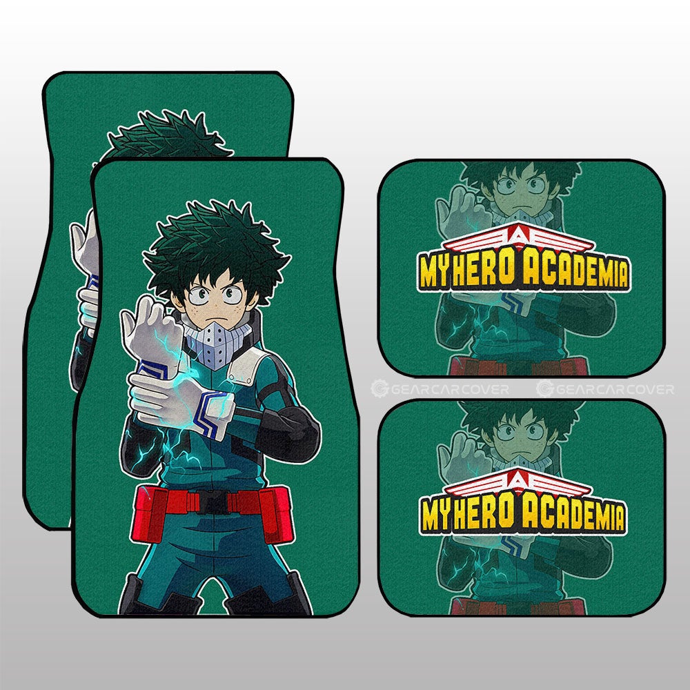 Izuku Midoriya Car Floor Mats Custom - Gearcarcover - 1