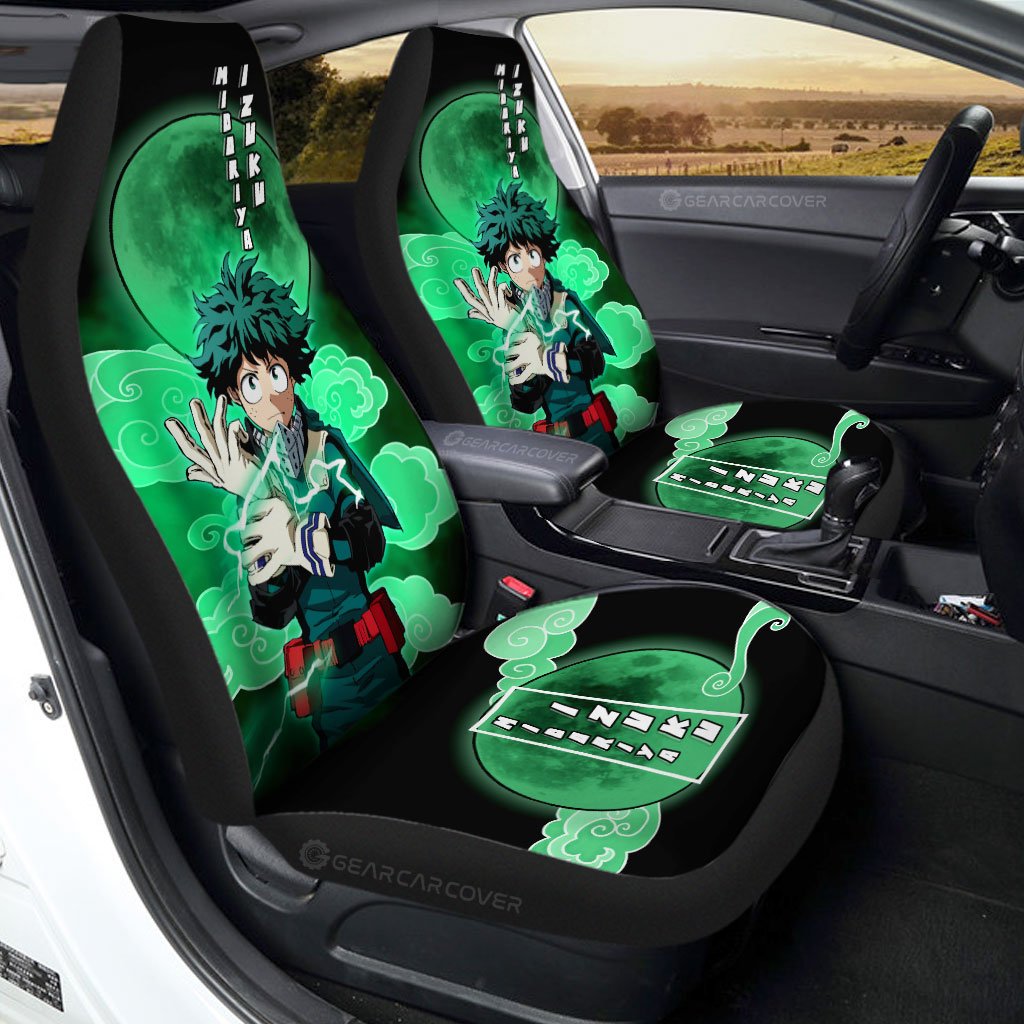 Izuku Midoriya Car Seat Covers Custom Car Interior Accessories - Gearcarcover - 1