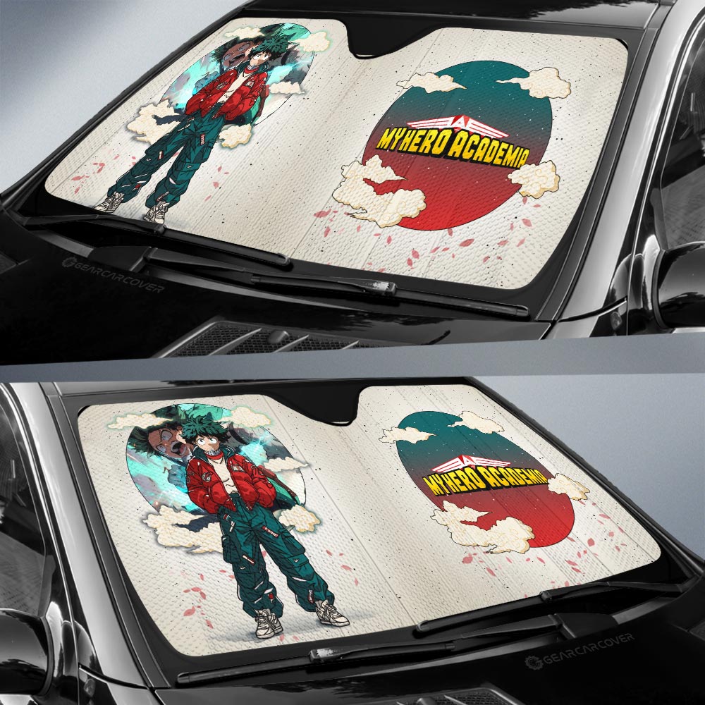 Izuku Midoriya Car Sunshade Anime Collection - Gearcarcover - 2