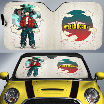 Izuku Midoriya Car Sunshade Anime Collection - Gearcarcover - 1
