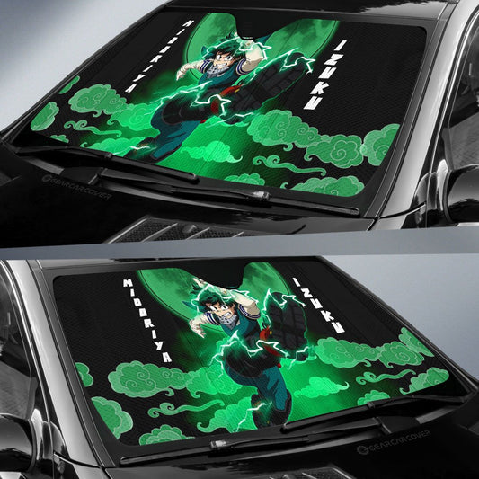 Izuku Midoriya Car Sunshade Custom Car Accessories - Gearcarcover - 2