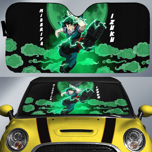 Izuku Midoriya Car Sunshade Custom My Hero Academia Anime Car Accessories - Gearcarcover - 1