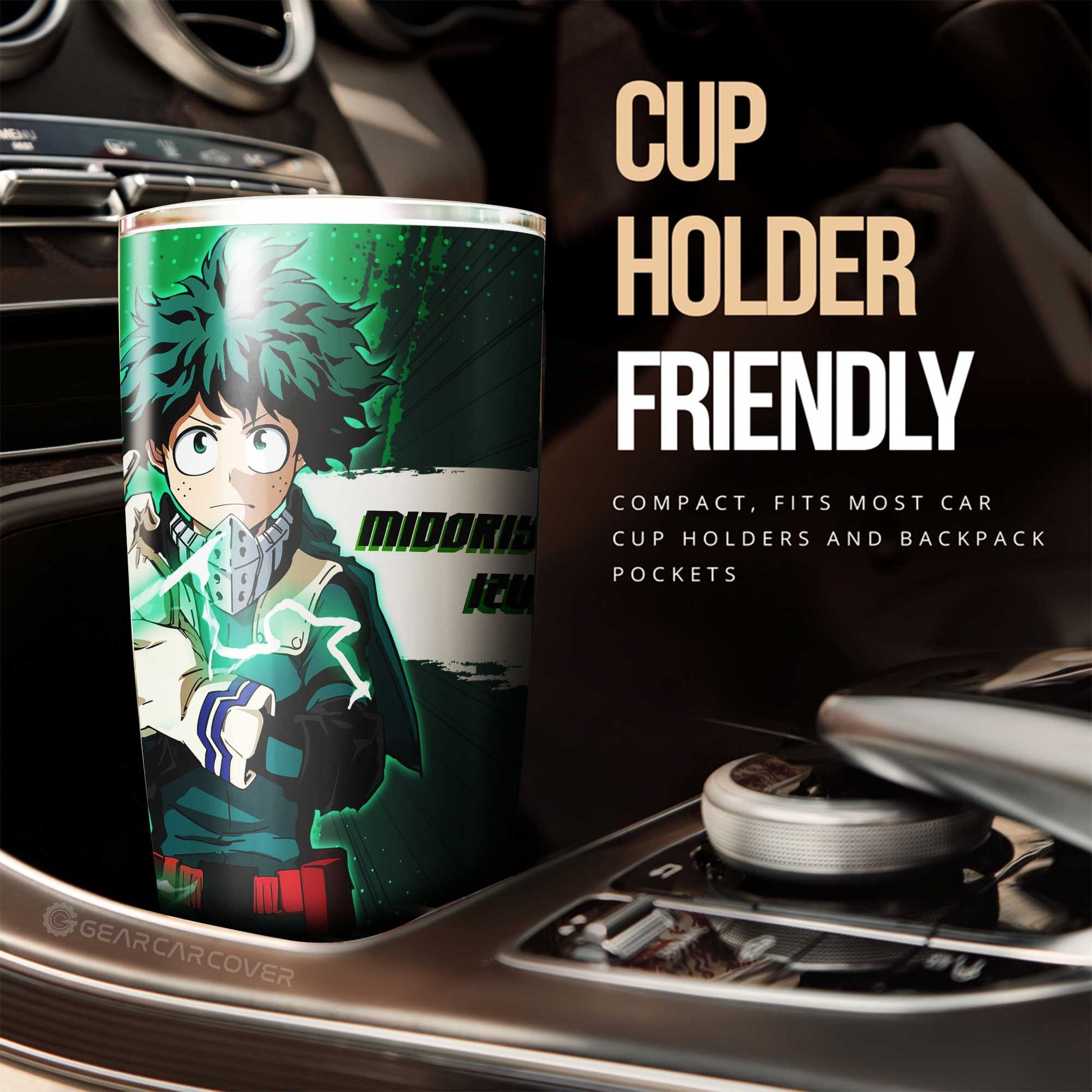 Izuku Midoriya Tumbler Cup Custom For Fans - Gearcarcover - 2