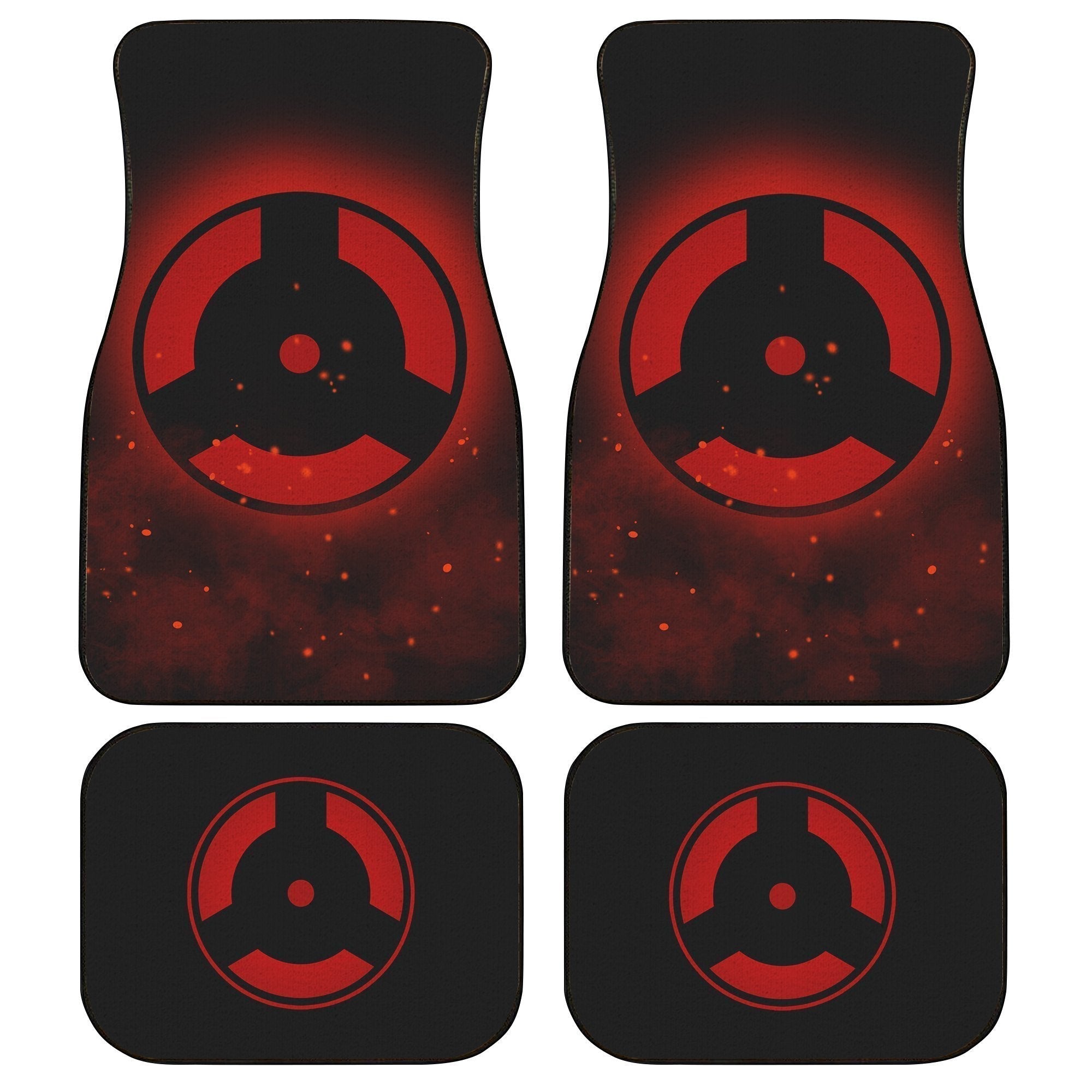 Izuna Mangekyou Car Floor Mats Custom Sharingan Anime Car Accessories - Gearcarcover - 1