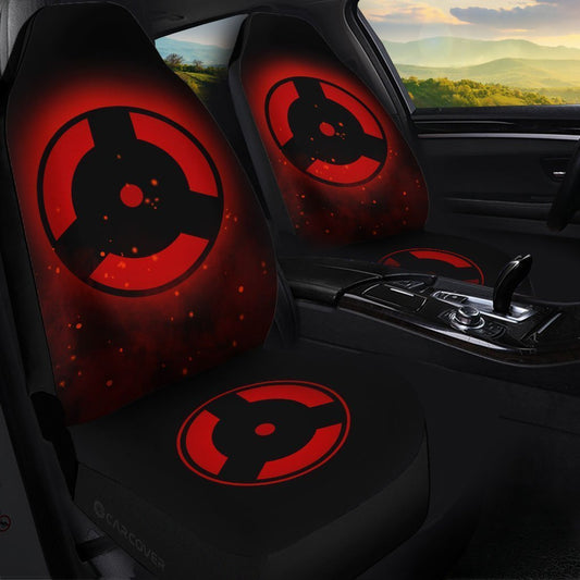 Izuna Mangekyou Car Seat Covers Custom Sharingan Anime Car Accessories - Gearcarcover - 1