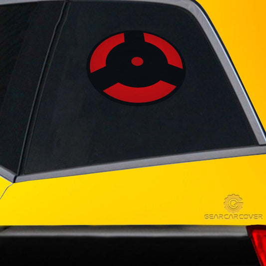 Izuna Mangekyou Sharingan Car Sticker Custom Anime Car Accessories - Gearcarcover - 2