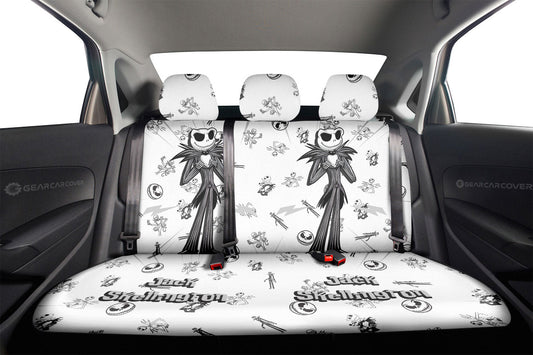 Jack Skellington Car Back Seat Cover Custom Cartoon Car Accessories - Gearcarcover - 2