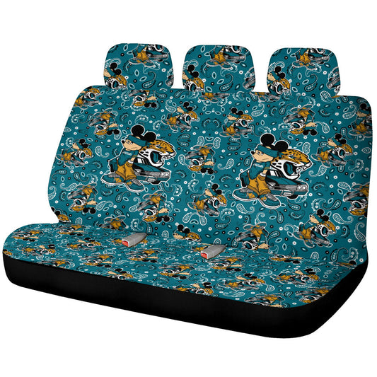 Jacksonville Jaguars Car Back Seat Covers Cartoon Theme Collection - Gearcarcover - 1