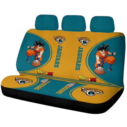 Jacksonville Jaguars Car Back Seat Covers Custom Car Accessories For Fans - Gearcarcover - 1