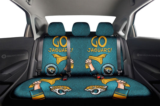 Jacksonville Jaguars Car Back Seat Covers Custom Car Accessories - Gearcarcover - 2