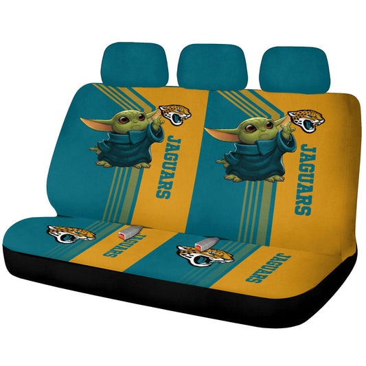 Jacksonville Jaguars Car Back Seat Covers Custom Car Accessories - Gearcarcover - 1