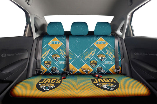 Jacksonville Jaguars Car Back Seat Covers Sporty Team Collection - Gearcarcover - 2