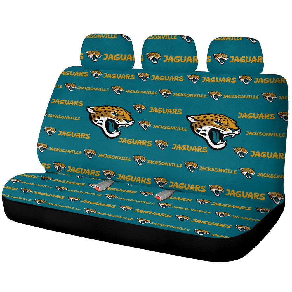 Jacksonville Jaguars Car Back Seat Covers Sporty Team Collection - Gearcarcover - 1