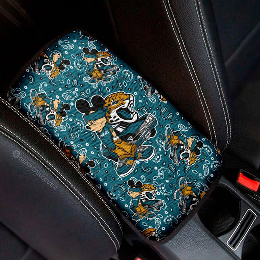 Jacksonville Jaguars Car Center Console Cover Cartoon Theme Collection - Gearcarcover - 1