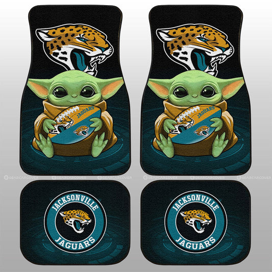 Jacksonville Jaguars Car Floor Mats Baby Yoda Car Accessories For Fan - Gearcarcover - 1