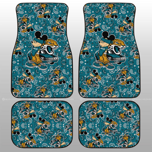 Jacksonville Jaguars Car Floor Mats Cartoon Theme Collection - Gearcarcover - 1