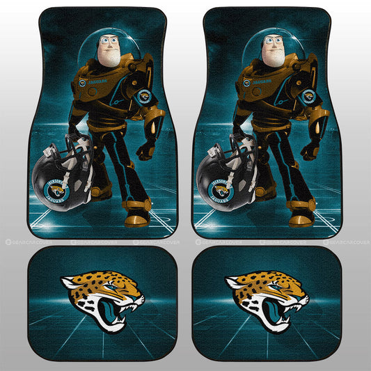 Jacksonville Jaguars Car Floor Mats Custom Car Accessories For Fan - Gearcarcover - 1