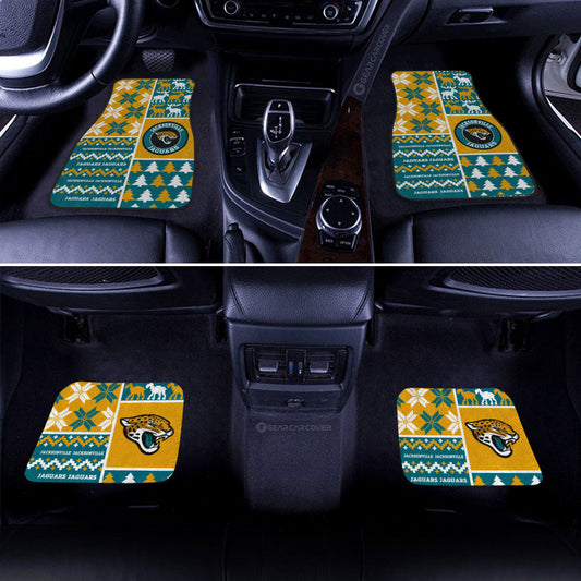 Jacksonville Jaguars Car Floor Mats Custom Ugly Style Car Accessories - Gearcarcover - 2