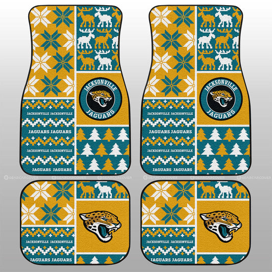 Jacksonville Jaguars Car Floor Mats Custom Ugly Style Car Accessories - Gearcarcover - 1